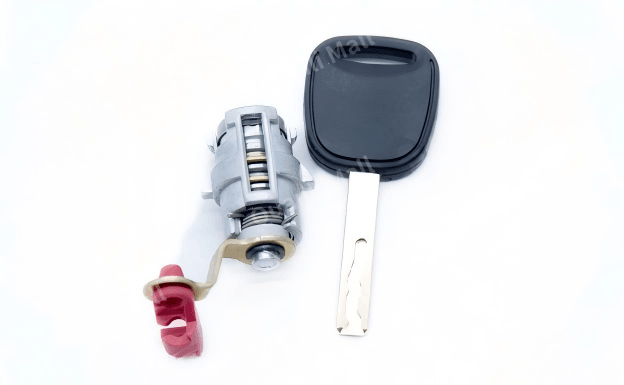 Lock cylinder for the left front door handle 1